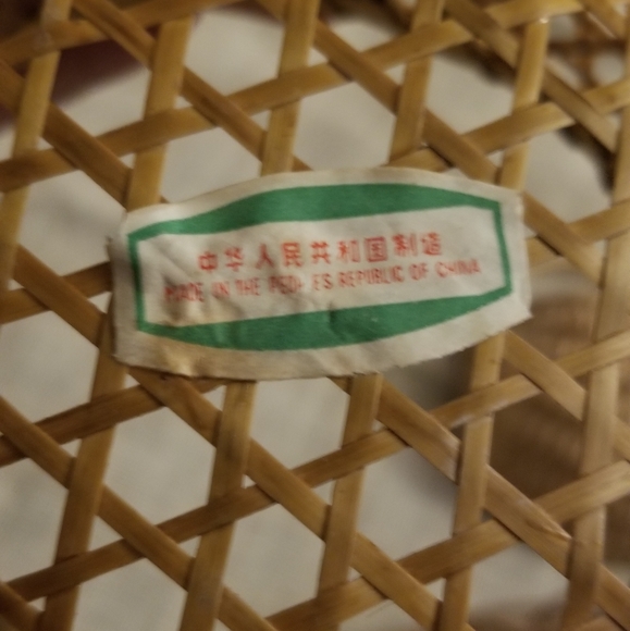 Wicker Basket Vintage Woven Wall Decor Set of 6 - Picture 3 of 7